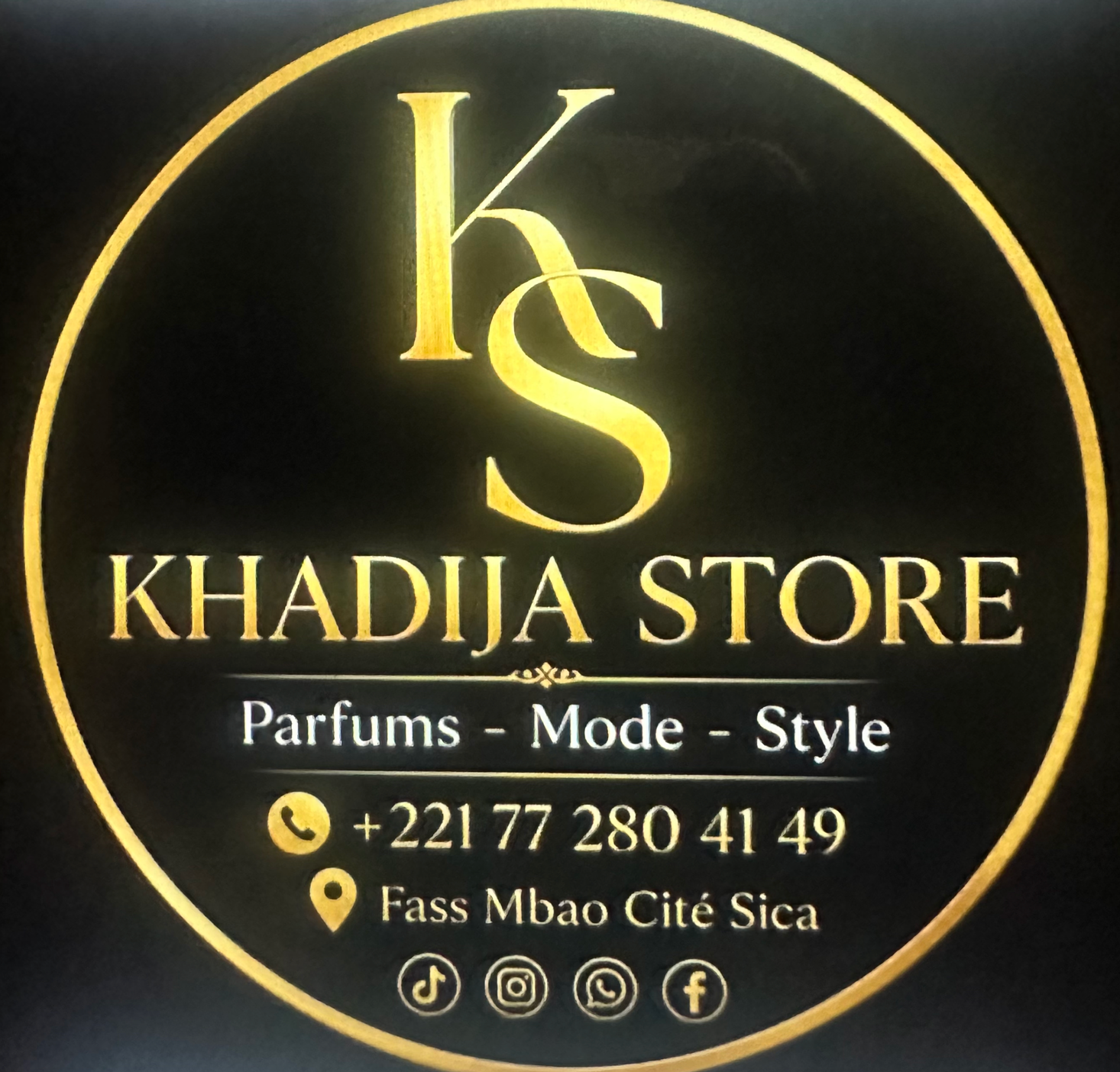 Logo Khadija Store
