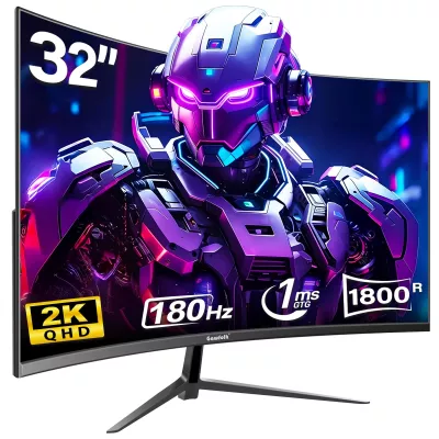 Écran gamer 32" Gawfolk 2K 180Hz courbe